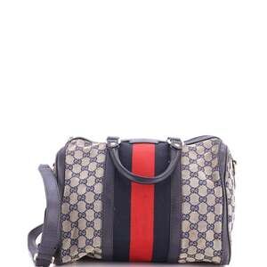 Gucci Vintage Web Boston Bag Gg Canvas #270468G96B